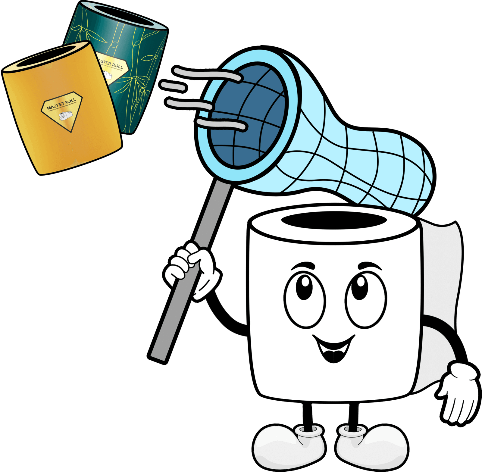 Master Roll character designed to represent eco-friendly values.