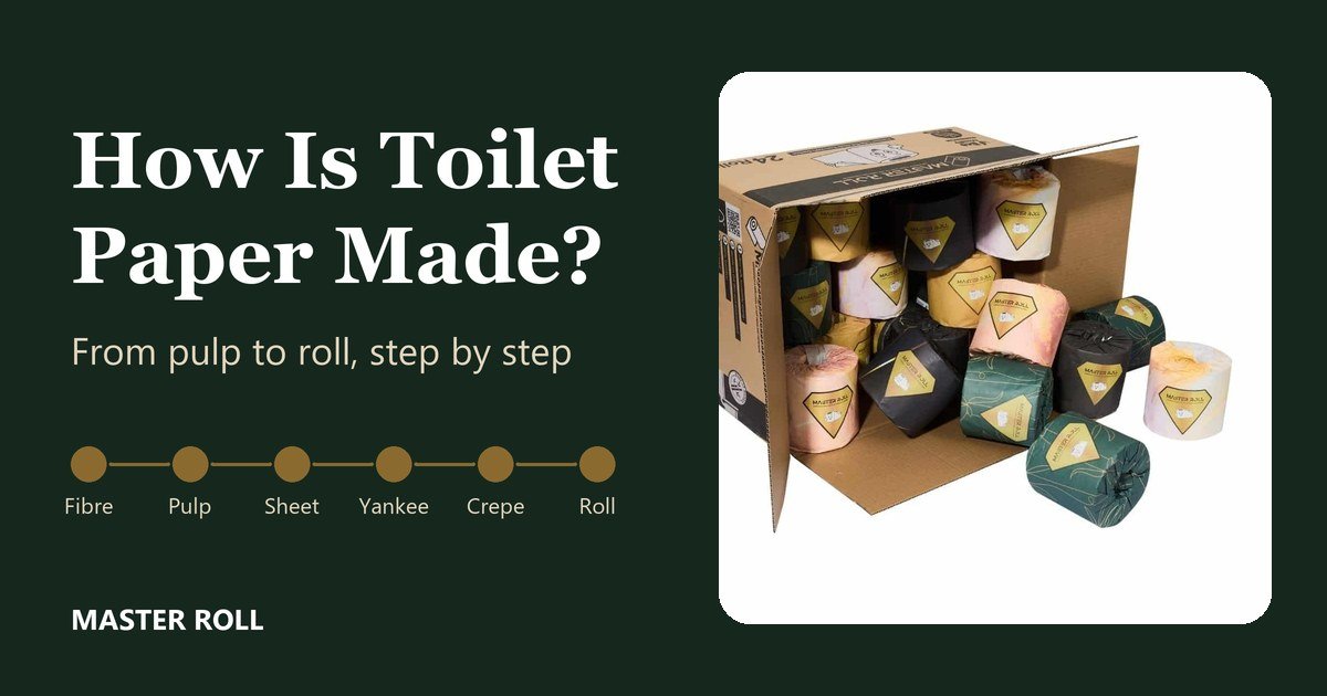 How Is Toilet Paper Made? Master Roll article title card